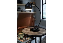 black table lamp l  