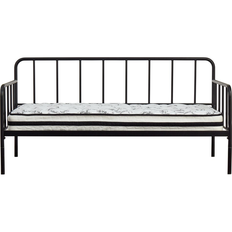 black twin daybed b   