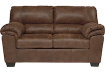 bladen brown st feo stationary fabric loveseat   