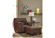 bladen brown st feo stationary fabric ottoman   