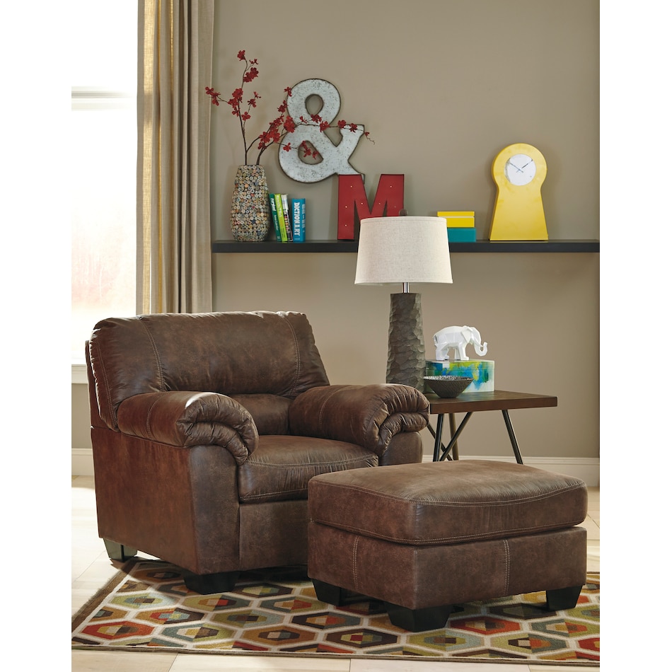 bladen brown st feo stationary fabric ottoman   