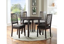 blake dining brown dr dining table reg hgt   