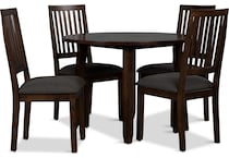 blake dining brown dr dining table reg hgt   