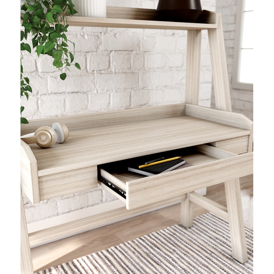 blariden natural desk with hutch b   