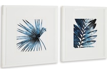 blue   white ac wall art a  