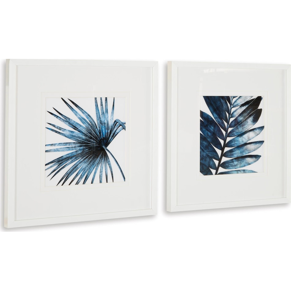 blue   white ac wall art a  