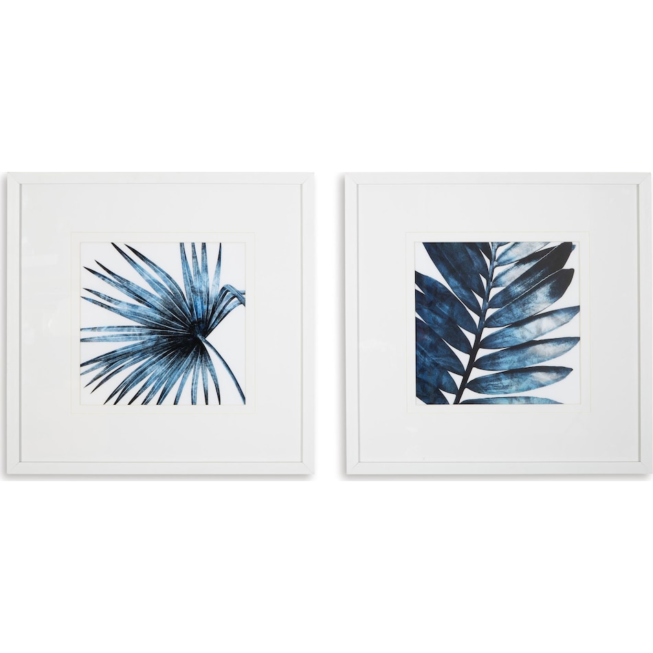 blue   white ac wall art a  