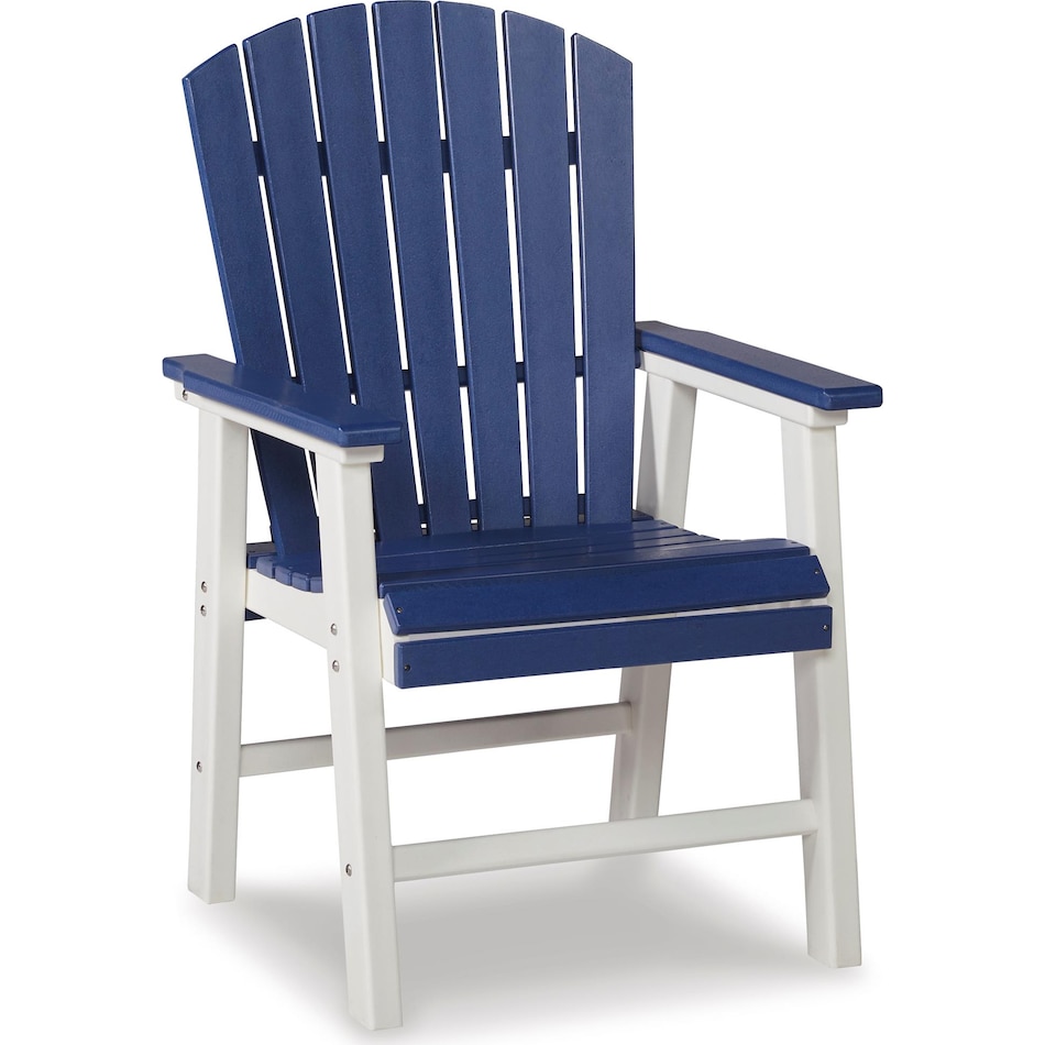 blue   white ot outdoor chair p a  