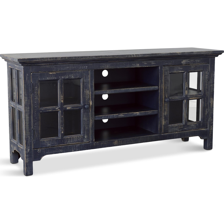 blue et entertainment console   