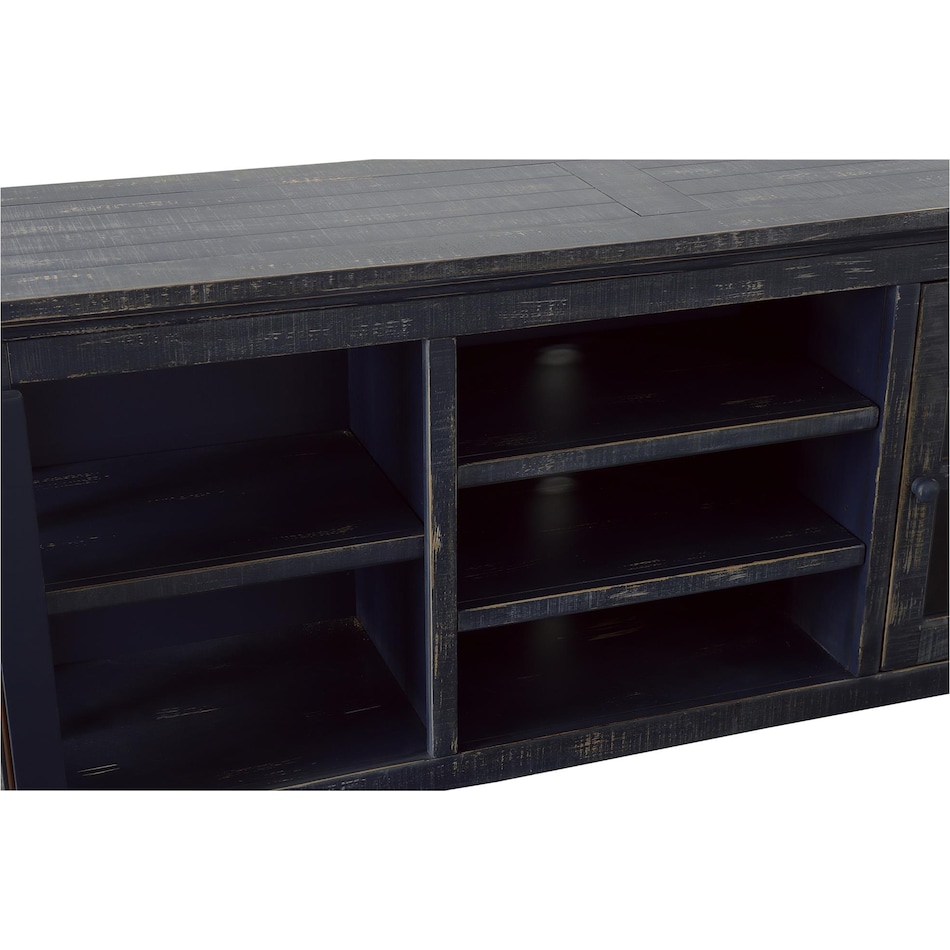 blue et entertainment console   