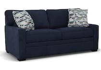 blue full sleeper sofa   