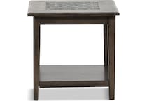 boheme occasional gray oc end chairside table   