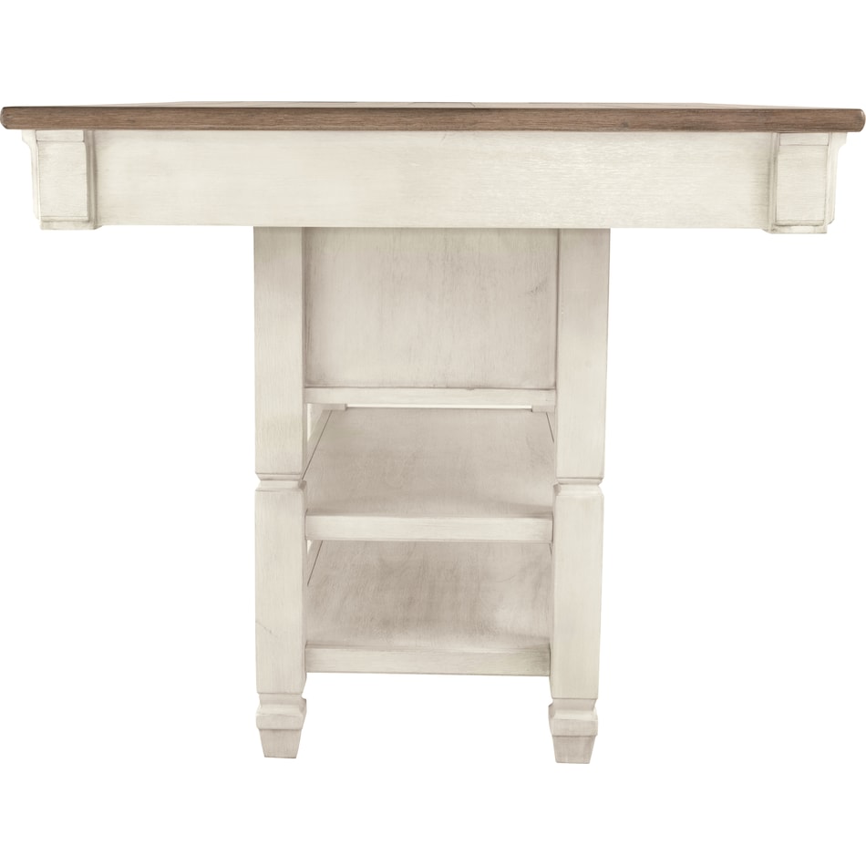 bolanburg counter dining white dr dining table ctr hgt d   