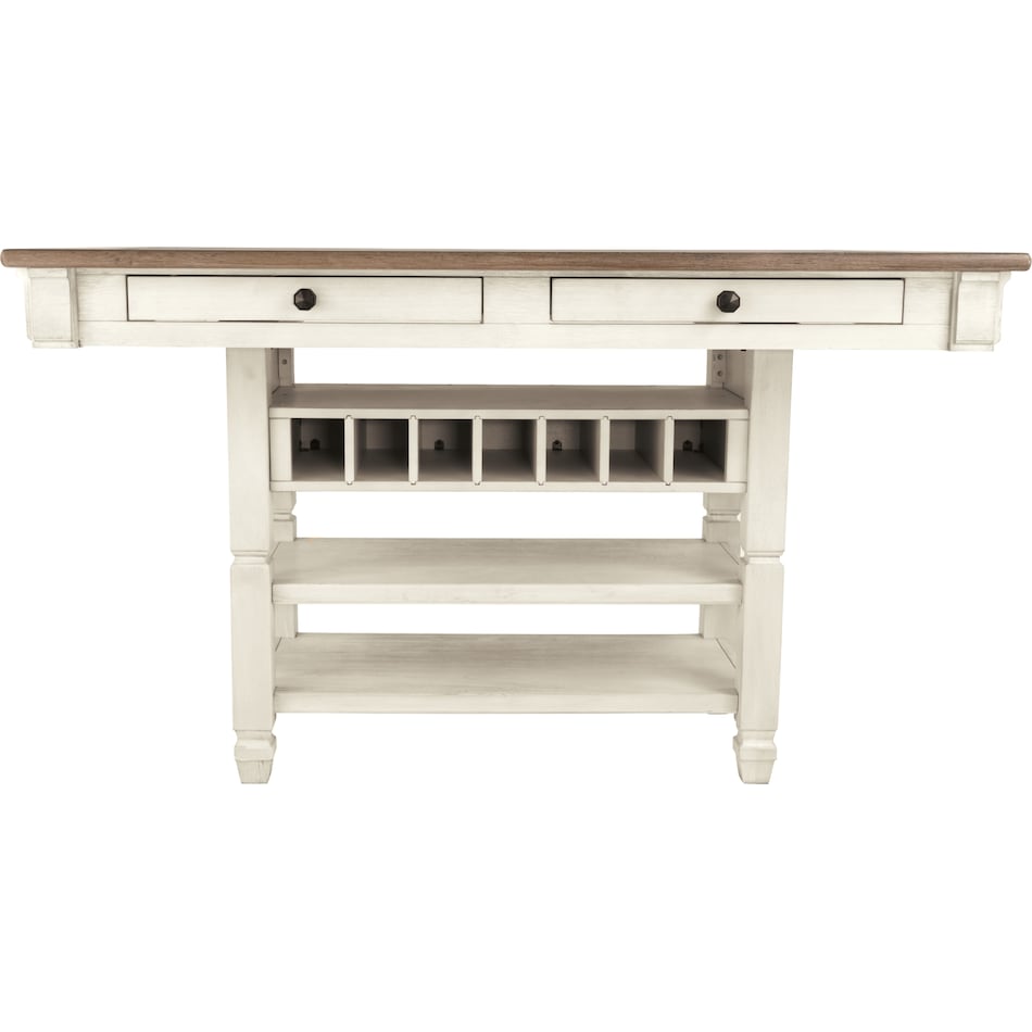 bolanburg counter dining white dr dining table ctr hgt d   