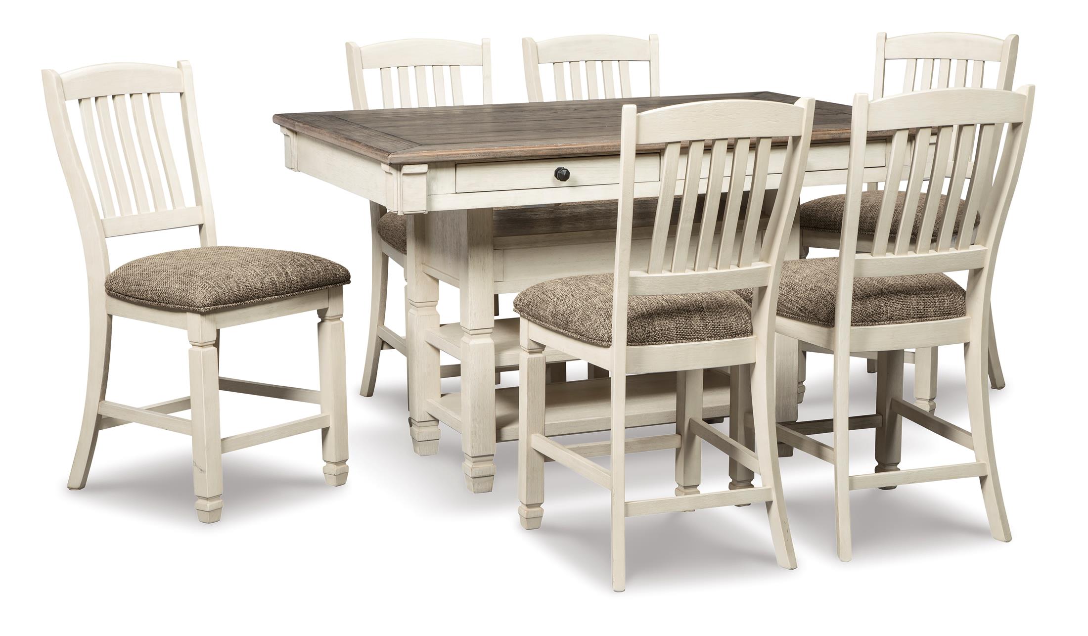 Bolanburg dining table and store 6 chairs set