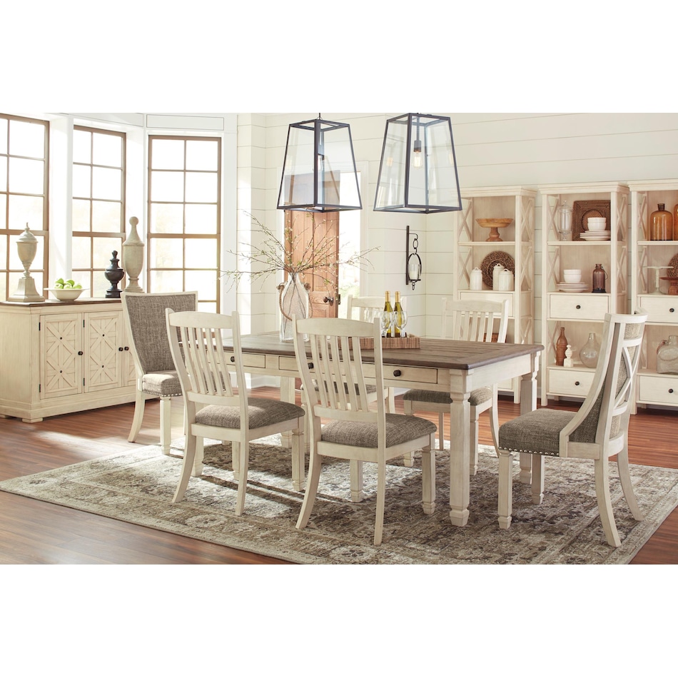 bolanburg dining white brown dr packages rm  