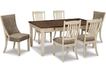 bolanburg dining white brown dr packages rm  