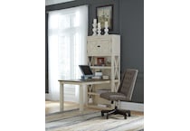 bolanburg home office two tone of bookcase h   