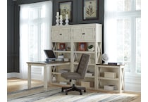 bolanburg home office two tone of bookcase h   