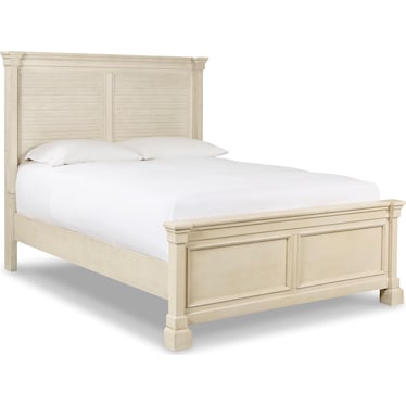 Bolanburg Queen Panel Bed with Louvered Headboard