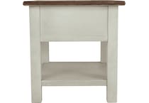 bolanburg distressed white oc end chairside table t   