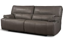 bozeman living room light gray mt motion leather sofa p   