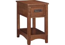 breegin brown oc end chairside table t   