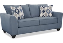 breton living room blue st loveseat   