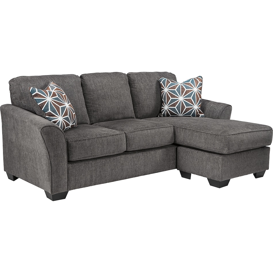 brise gray st stationary fabric sofa   