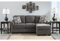 brise gray st stationary fabric sofa   