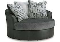 brixley pier living room dark gray st stationary fabric chair   