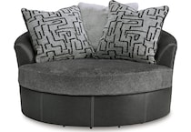 brixley pier living room dark gray st stationary fabric chair   