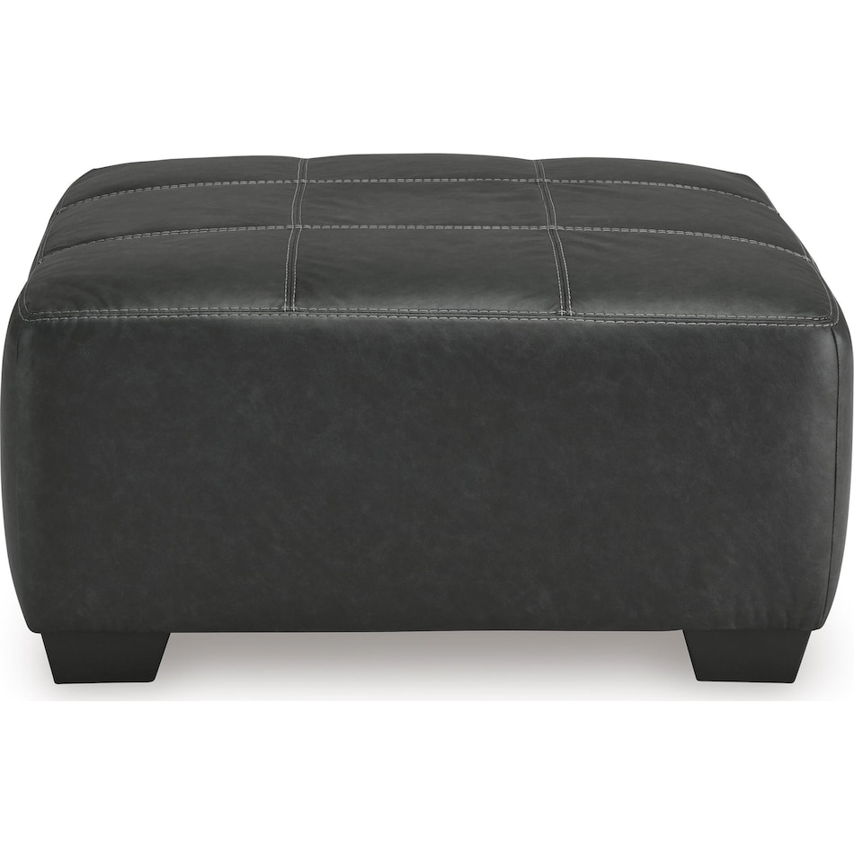 brixley pier living room dark gray st stationary fabric ottoman   