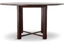 brompton dining brown dr dining table ctr hgt   