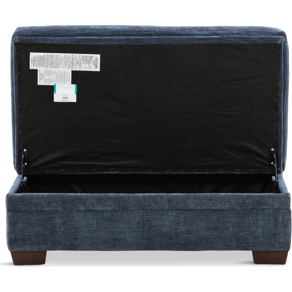 bronte living room blue st stationary fabric ottoman   