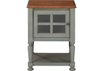 brown   gray accent cabinet a  