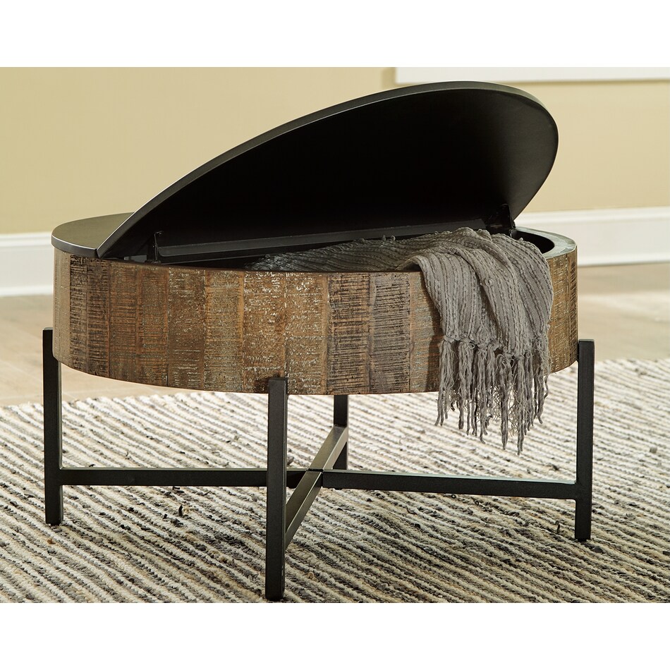 brown   gray coffee table t   