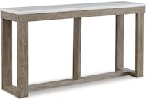 brown   ivory oc sofa table t   