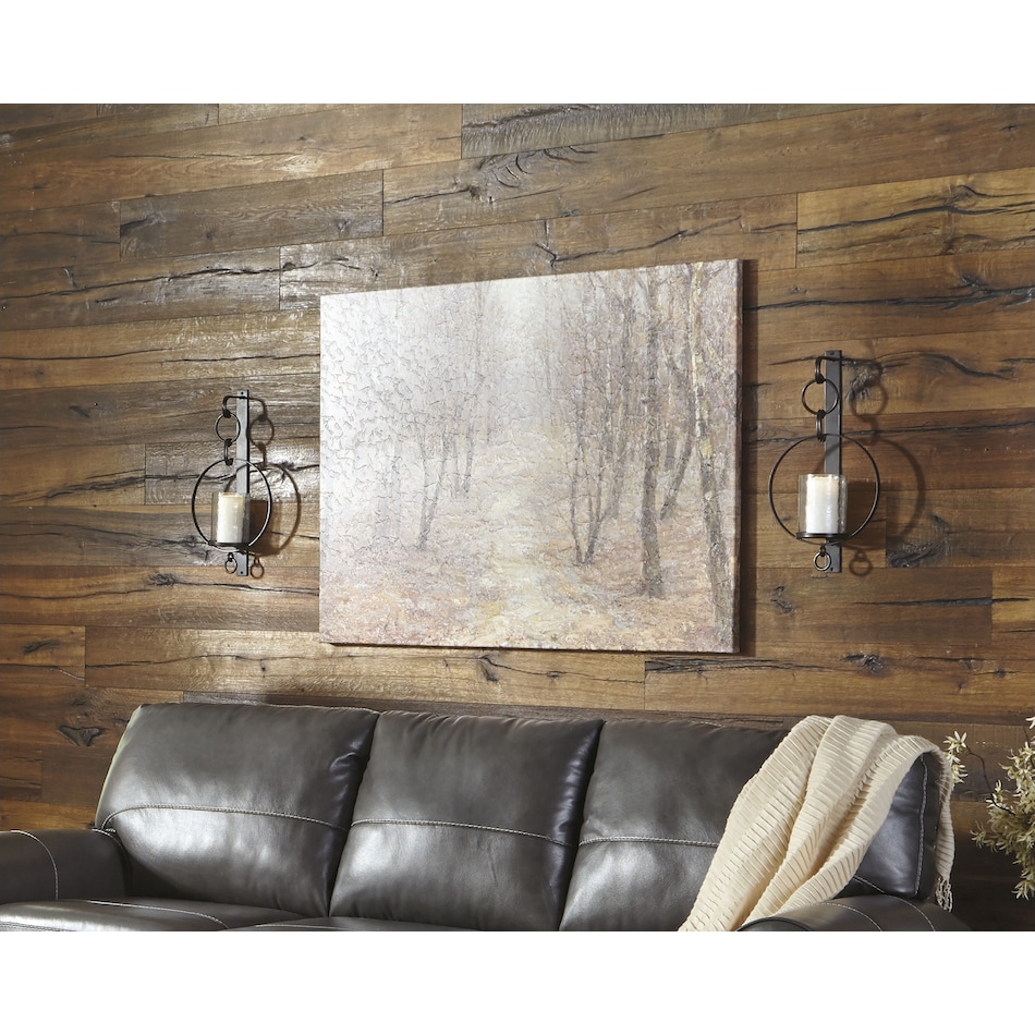 brown ac wall art a  