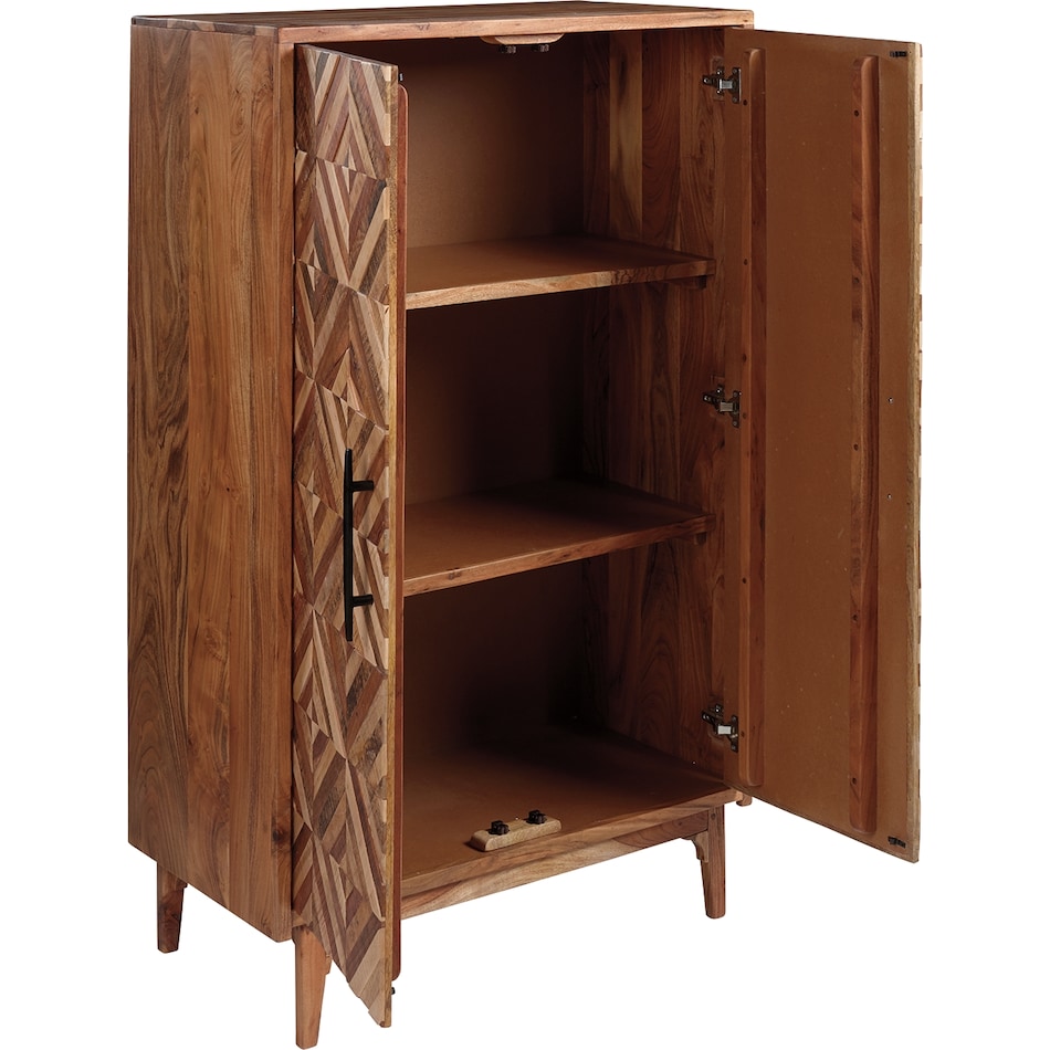 brown accent cabinet a  
