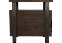 brown chairside table t   