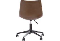 brown desk chair h   