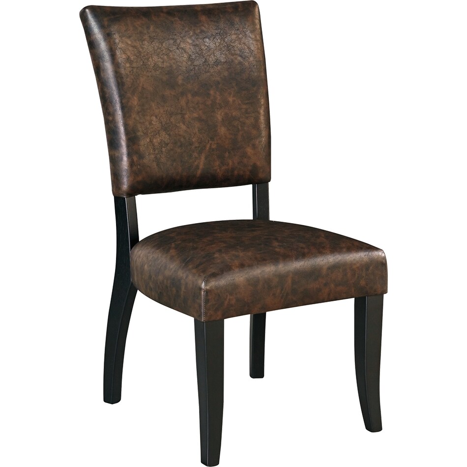 brown dining chair d   