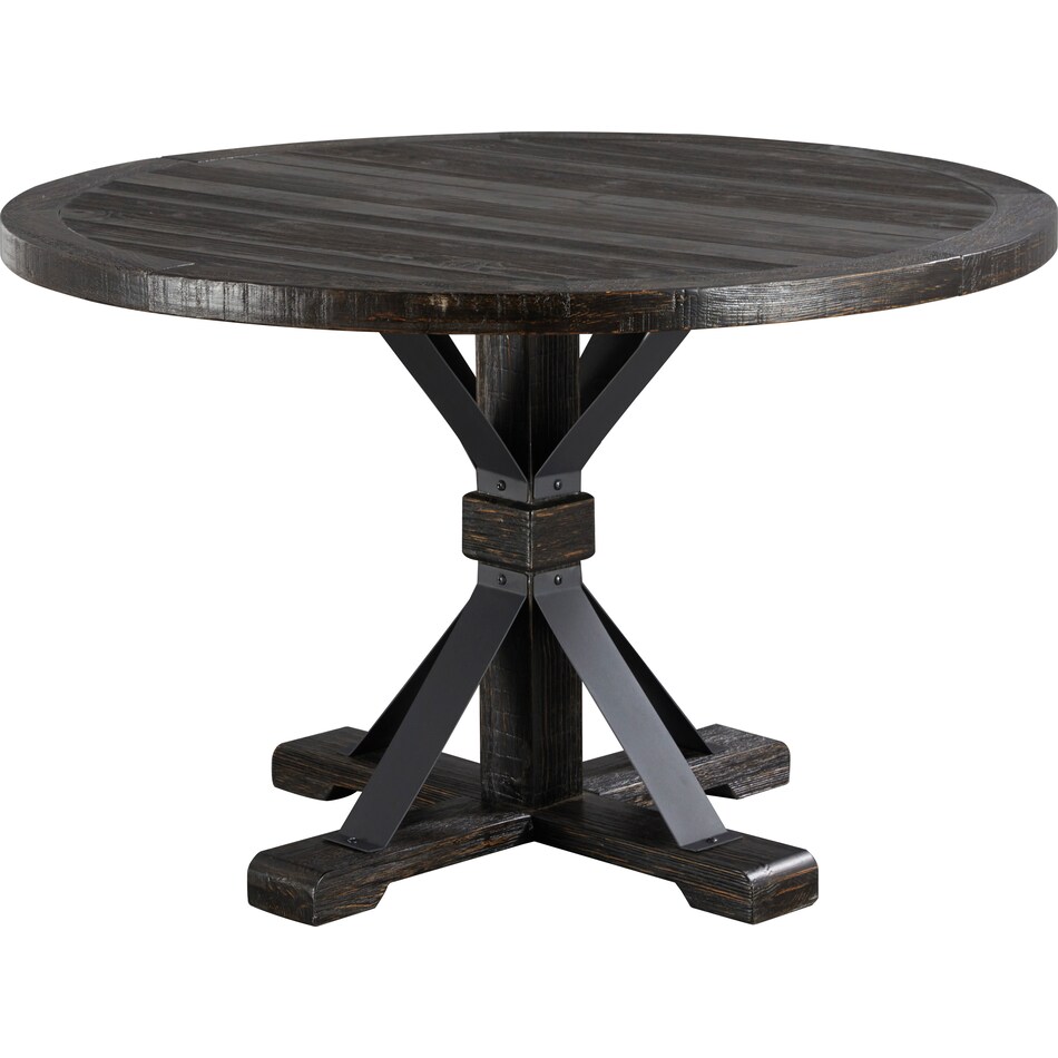 brown dining table d   
