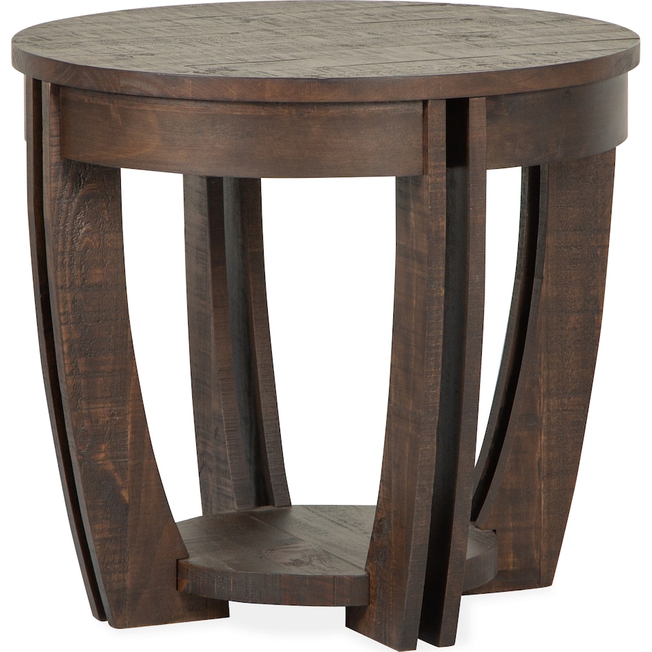brown end table   