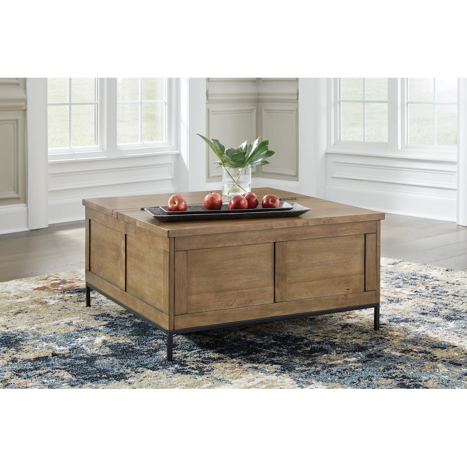 brown oc coffee table t   