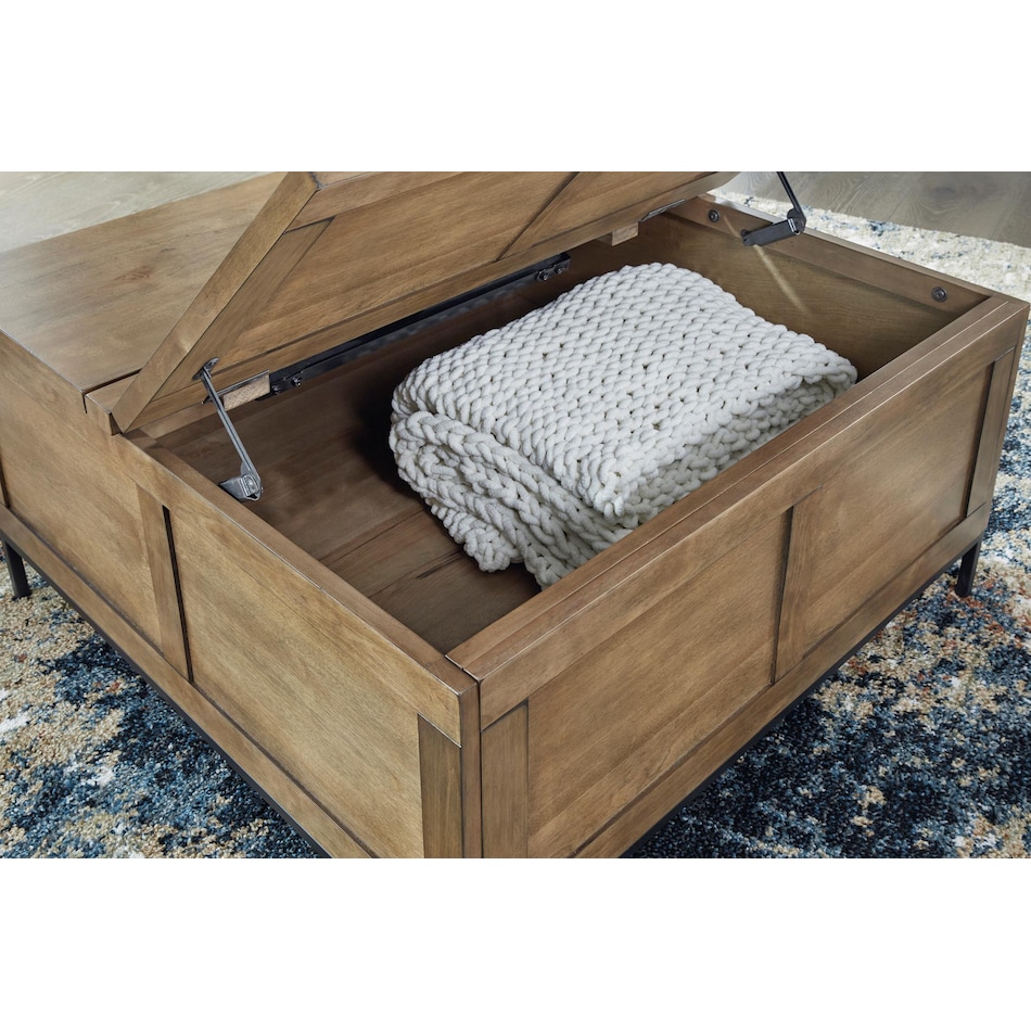 brown oc coffee table t   