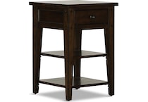 brown oc end chairside table   