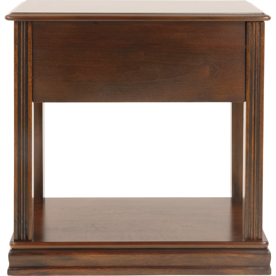 brown oc end chairside table t   