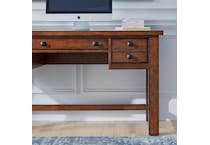 brown of desk    